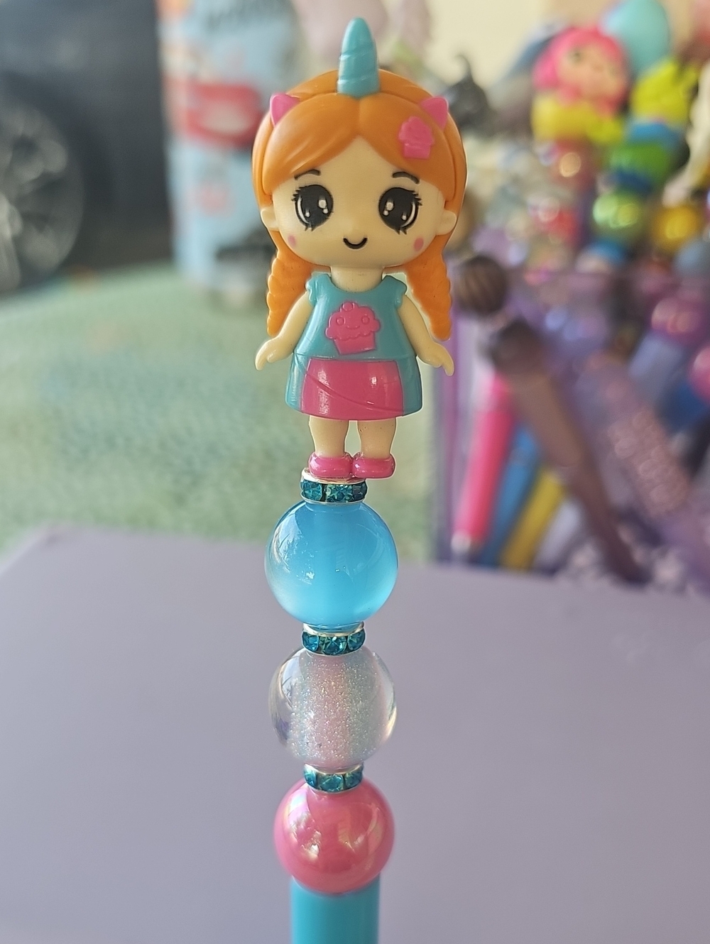 Unicorn Dolls Custom Beadable Pen